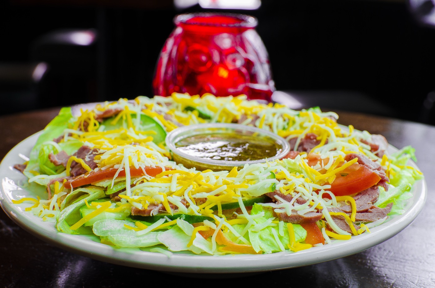House salad and pub plates